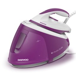 Statie de calcat cu cu aburi DSS240, 2400W, capacitate rezervor 1800 ml, talpa ceramica, jet abur 240 g/min, debit abur continuu:120 g/min, Alb/Mov
