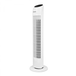 Ventilator tip turn Sda DDV300, putere 45 W, trei trepte de putere, timer pana la 12 ore, panou de control digital, telecomanda, oscilare la 60 grade, baza stabila, culoare alb