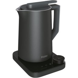 Fierbator HKE7W 011, 2200W, 6 programe cu 21 de functii, temperatura 30-100C, filtru detasabil si refolosibil, perete dublu, gri obsidian