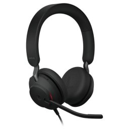 Casti cu fir Call Center Evolve2 40 SE UC Stereo USB Type-C/A Microfon Negru