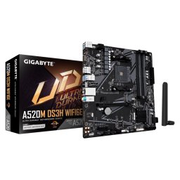 Placa de baza A520M DS3H WIFI6E - Micro ATX - Socket AM4 - AMD A520