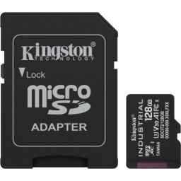 Card memorie Card de memorie microSDXC Kingston Flash- - Industrial 128 GB, UHS-I, include adaptor SD