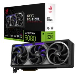 Placa video ASUS nVidia GeForce RTX 5080 ROG ASTRAL OC 16 GB 90YV0LV0-M0NA00, GDDR7, 256 bit