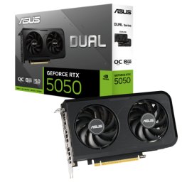 Placa video ASUS nVidia GeForce RTX 5050 DUAL OC 8GB DUAL-RTX5050-O8G, GDDR6, 128 bit