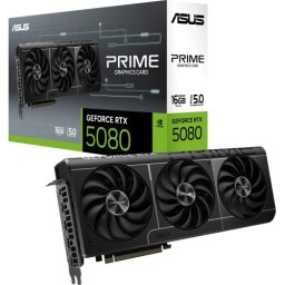 Placa video ASUS nVidia GeForce RTX 5080 PRIME 16 GB PRIME-RTX5080-16G, GDDR7, 256 bit