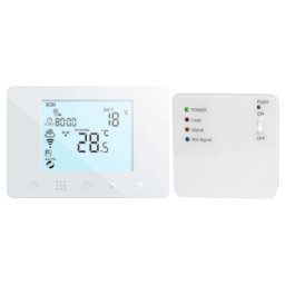 Termostat ambient Auraton Orion SET, fara fir, programabil, control internet Tuya Smart