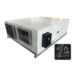 Recuperator de caldura NOBUS NBBQ- D30TGA Plus, debit maxim 3000 mc/h, 230V, 1950W, 3 trepte, schimbator entalpic, cu 2 prefiltre G3
