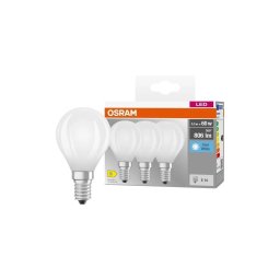 Set de 3 becuri LED BASE CLASSIC FILAMENT E14/5,9W/230V 4000K - Osram