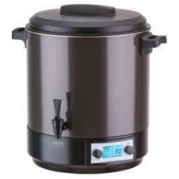 Oală electrică pentru pasteurizat și fiert Camry CR 4537, 28L, 2000W, Ecran LCD, Temporizator, Termostat 30–100°C, Robinet integrat, Inox