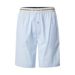 TOM TAILOR Pantaloni de pijama albastru deschis / gri / negru / alb