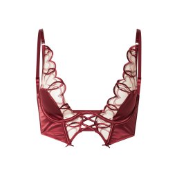 Hunkemöller Sutien 'Olivia' roșu vin