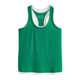 Next Top verde stuf / alb