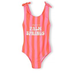 MINOTI Costum de baie întreg corai / roz / alb lână