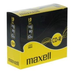 CD-R Maxell 10 bucati, 52x, 700MB