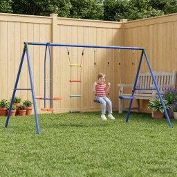 Set de Leagane Exterior Multicolour 330 x 185 x 185 cm GartenMobel Dekor