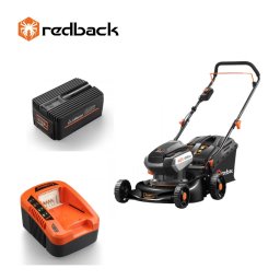 Masina de tuns gazon Redback 420 mm 40V cu acumulator 6Ah si incarcator
