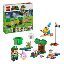 LEGO Super Mario Aventuri cu Luigi interactiv, set 210 piese, 6+ ani