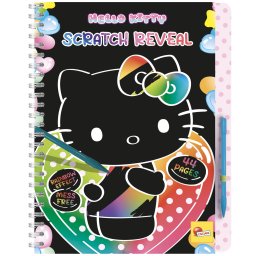 Carticica de razuit Hello Kitty cu 44 pagini si stilou inclus, 5 ani+