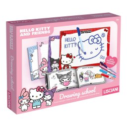 Set de desen pentru copii Hello Kitty si prietenii, 4 ani+