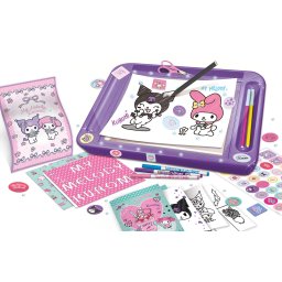Tablita de desen cu lumini A4 pentru copii My Melody & Kuromi