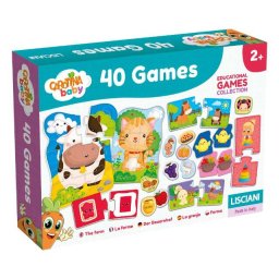 Joc educativ Ferma Vesela cu 40 de activitati si puzzle-uri pentru copii 2+