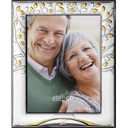 Rama foto Argint "Arborele Vietii" 15x20 cm - cadou aniversare 50 Ani Casatorie Nunta de Aur