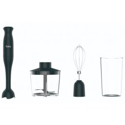 Set blender manual, tocator si mixer 3in1 Oliver Voltz OV51112PC, 250 W, 0,7 l, Negru