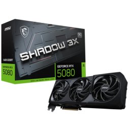Placa video MSI nVidia GeForce RTX 5080 SHADOW 3X OC 16 GB GEFORCE RTX 5080 16G SHADOW 3X OC, GDDR7, 256 bit