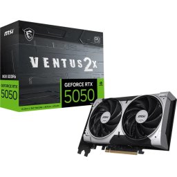 Placa video MSI nVidia GeForce RTX 5050 VENTUS 2X OC 8GB GEFORCE RTX 5050 8G VENTUS 2X OC, GDDR6, 128 bit