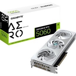 Placa video Gigabyte nVidia GeForce RTX 5060 AERO OC 8GB GV-N5060AERO OC-8GD, GDDR7, 128 bit