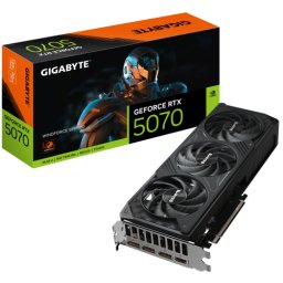 Placa video Gigabyte nVidia GeForce RTX 5070 WINDFORCE SFF 12GB GV-N5070WF3-12GD, GDDR7, 192 bit