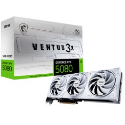 Placa video MSI nVidia GeForce RTX 5080 VENTUS 3X OC WHITE, 16 GB, GDDR7, 256 bit