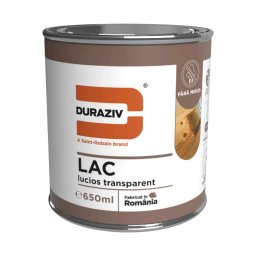 LAC LUCIOS PE BAZA DE APA, PENTRU INTERIOR SI EXTERIOR (10 NUANTE), DURAZIV CLIMA PROTECT 0.65L