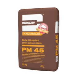 MORTAR HIDROIZOLANT PENTRU BETON SI ZIDARIE, DURAZIV PM 45, 25KG