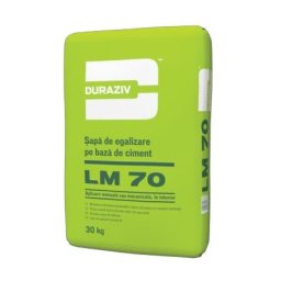 SAPA DE EGALIZARE PE BAZA DE CIMENT, DURAZIV LM 70, 30KG
