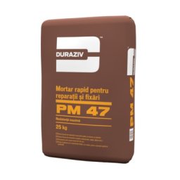 MORTAR RAPID PENTRU REPARATII SI FIXARI, DURAZIV PM 47, 25KG