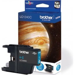 Cartus Cerneala Original Brother Cyan, LC1240C, pentru DCP-J525WJ725J925MFC-J430J625J5910J6510J6910, 600, (timbru verde 0.15 lei), LC1240C