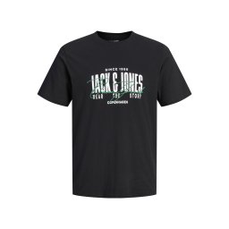 Jack & Jones Tricou la baza gatului baieti, din bumbac, Regular fit, Negru (SELECTATI MARIMEA: 140 cm)