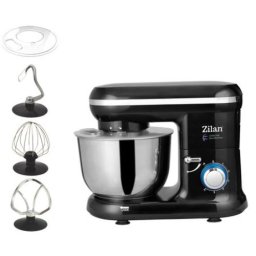 Mixer planetar profesional hurricane zilan zln-3185, 1000w, bol inox 4,5 l, 6 trepte + puls