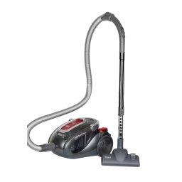 Aspirator profesional zilan zln-3529 2000w, filtru hepa, filtrare ciclonica, design modern, negru/ rosu