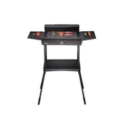 Gratar electric cu picior zilan zln-3789, 2400w, termostat reglabil, suprafata 41x26cm