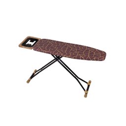 Masa de calcat zilan zln6166 aurum cu prelungitor - inaltime reglabila, design visiniu premium