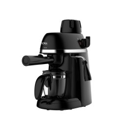 Espressor floria zln9358, negru 800w - cafeaua perfecta cu presiune 3,5 bari, 4 cesti