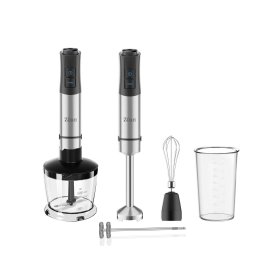 Mixer vertical multifunctional 5 in 1 zilan zln3939 - 1200w, 12 viteze, display digital, inox