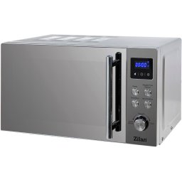 Cuptor cu microunde digital zilan zln1238 - 700w, 20l, dezghetare automata, afisaj led, panou inox