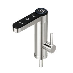 Robinet electric instant z-inox zln3799, cu afisaj digital - 3600w, protectie ipx4, incalzire rapida