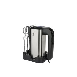 Mixer de mana zilan zln2938 500w - inox, 5 viteze + turbo, protectie supraincalzire