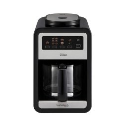 Cafetiera cu rasnita integrata zilan zln9001, ecran tactil, capacitate 850 ml pana la 6 cesti , putere 640w