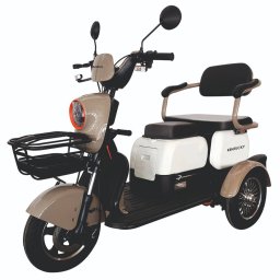 Triciclu Electric Samus KENTUCKY-3R1-10T1000-60V20 Motor 1000W Viteza Maxima 25KM/H Maro/Alb