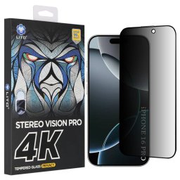 Folie Protectie Lito D+ Max 4K Apple iPhone 17 / 16 Pro Sticla Securizata Full Glue